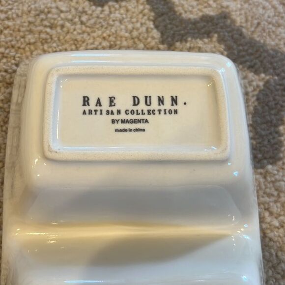 Rae Dunn~Divided Dish/Dip Bowl~# (Hashtag)~! (Exclamation Point)~Ceramic EUC - Picture 4 of 6